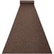Le Tapis De Couloir Sizal Sion Mélange Tissé À Plat Marron 150cm Brun 150x730 Cm