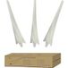 Icecat Lames De Vent, Construction En Nylon Durable, Performance Optimale, 3 Pièces-b, Lames Blanches-a