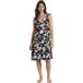 Admas Robe de plage sans manches à fleurs femme