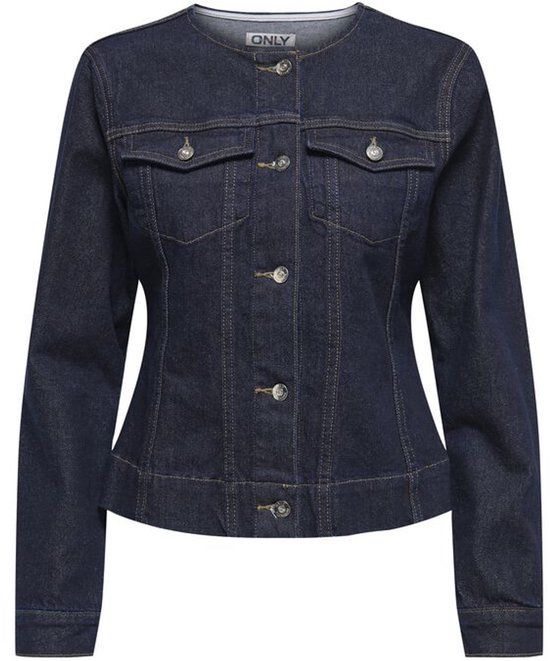 Only ONLPARIS Longsleeve Fitted Dames Spijkerjas - blauw - S