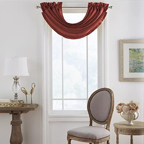 Elrene Home Fashions Regal Solid - Verduisterend gordijn met energiebesparende voering - Staafpocket - Geplooid