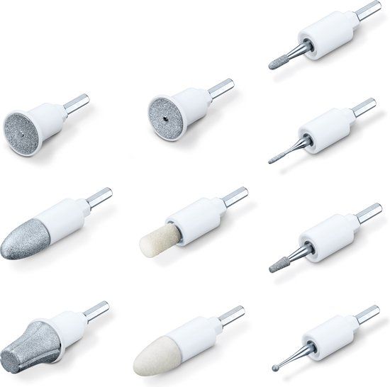 Beurer MP 64 Manicure- en pedicure opzetstukken - Set van 10 - 572.16