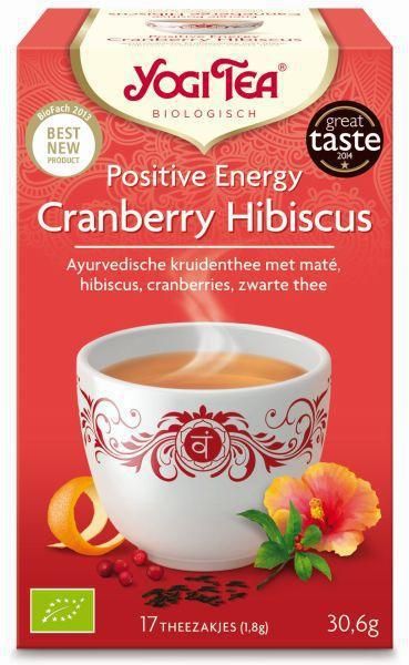 Yogi Tea Thee Positive Energy Cranberry Hibiscus - 4012824402188