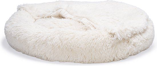 Beeztees Yala Hondenmand Pluche Beige 80 cm