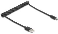 DeLOCK 90368 USB-kabel USB 2.0 0,75 m USB A USB C Zwart