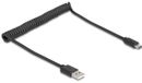 DeLOCK 90368 USB-kabel USB 2.0 0,75 m USB A USB C Zwart