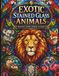 Exotic Stained Glass Animals: Beautiful Animal Designs to Color