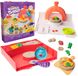 Kinetic Sand SquishPizza Ensemble de jeu de pizza à lever avec 452 g de sable de jeu et 5 outils