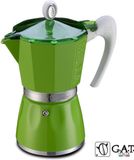 G.A.T. Italia Bella Groen Percolator - 6 kops - 300ml - Made in Italy