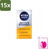 NIVEA MEN 15 x Crème visage Active Energy à la caféine - 50 ml