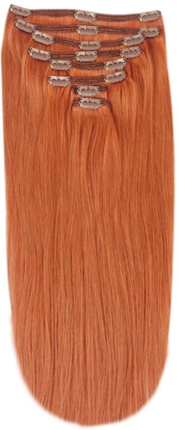 Remy hair Remy Human Hair extensions Double Weft straight 20 - rood 350