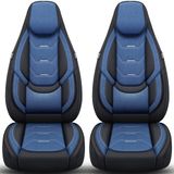 Bremer Sitzbezüge GmbH Premium Camper stoelhoezen voor LMC Komfort / Cruiser H6 in Zwart/Blauw (2 losse stoelen)