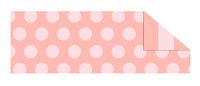 URSUS 12414642 fotokarton polka dots and strips koraal A4 300 g/m2 10 vellen