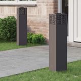 VidaXL Solar led pad licht 2 st warmwit 18 x 18 x 80 cm