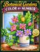 Botanical Gardens Color By Number: Relaxing Flower Designs, Rose Patterns, and Easy Color Code Art for Adult Stress Relief