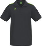 Erima Cmpt 3 Wings Polo Heren - Zwart / Green Gecko | Maat: 4XL
