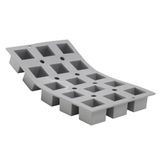 DeBuyer Elastocube, silicone, grijs, 27,9 x 20,1 x 10,9 cm