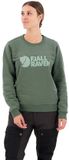 Fjallraven Fjällräven Logo Trui Groen S Vrouw