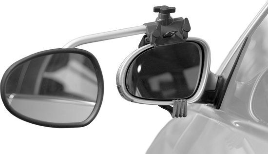 REPUSEL caravanspiegels - ALUFOR, bol glas, lange arm (per paar