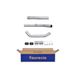HELLA 8LA 366 001-821 Uitlaatpijp - Easy2Fit® Kit - Midden - driedelig - Set met montagedelen - voor o.a. PEUGEOT 508 SW I