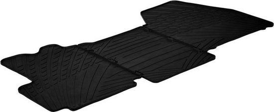 Gledring Rubbermatten voor Fiat Ducato 2006-2013 & 2014- (G profiel 3-delig) - Zwart - Rubber - 4 stuks