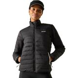 Regatta Hillpack II Gevulde Jas Wandelen Dames Hoge Kraag Quilted Design Zwart Polyester