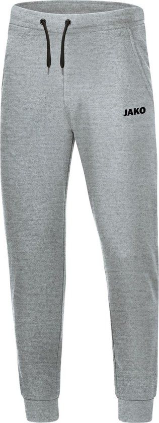 JAKO Base Joggingbroek Kind - Lichtgrijs Gemeleerd - Maat 164 - Unisex