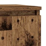 VidaXL Dressoir 57x34x76 cm Hout Oud Houtkleurig