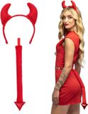 Boland - Set Diablo Rood - Volwassenen - Unisex - Duivel - Halloween