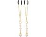 Taboom Tweezers With Pearls - Bondage / SM Nipple clamps Gold