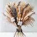 Ibenzoa® Boeket stijlvol fleurs séchées avec herbe de pampa et eucalyptus pour décoration bohème et vintage