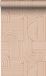 ESTAhome behang grafisch 3D motief licht terracotta - 53 cm x 10.05 m
