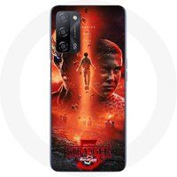 Maniacase Hoesje voor Oppo A55 5G Stranger Things Poster Serie Seizoen 5