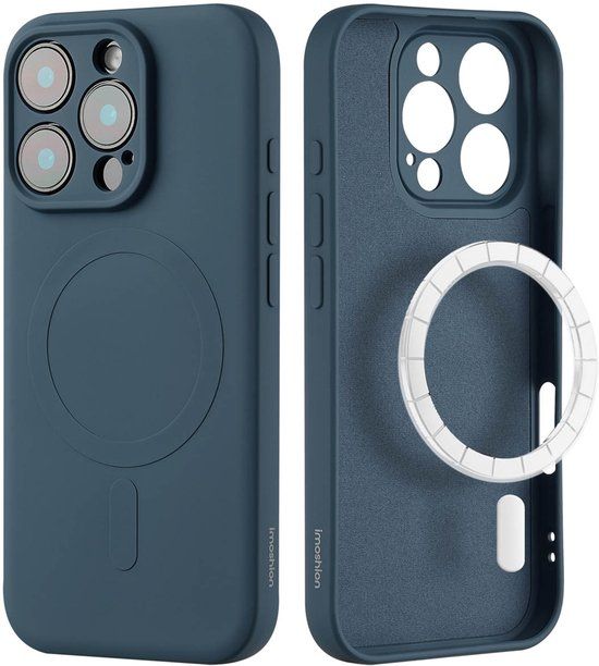 imoshion Color Backcover geschikt voor MagSafe - Donkerblauw - Apple iPhone 16 Pro