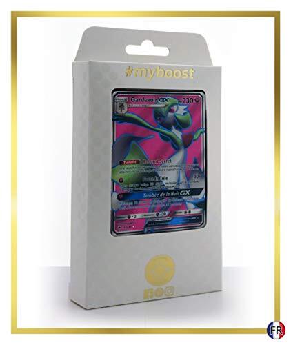 my-booster Gardevoir-GX 140/147 Full Art - #myboost X Soleil & Lune 3 Ombres Ardentes - Doos met 10 Franse Pokemon kaarten