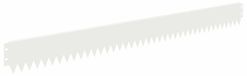 Bordure de pelouse Acier Blanc 30 pc 103 x 10 cm