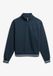 Superdry - Country Club Halfhoge Trui met Reliëflogo - Dames - Katoen - Lange mouw - Rits - Eclipse Navy - Maat 16