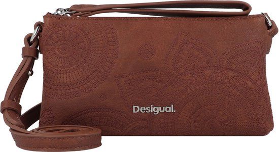Desigual Dejavu Schoudertas 20 cm Bruin Dames