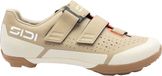 Sidi Asper Chaussures de vélo Gravel pour hommes Velcro Cuir/Synthétique Beige Taille 42.5