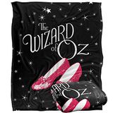 THE WIZARD OF OZ Silky Touch superzachte plaid 152 x 127 cm
