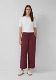 s.Oliver Culotte taille haute avec ceinture élastique et poches latérales