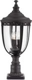 Feiss Mini LED Tuin Pilaar English Bridle | 3X E14 Max 60W | IP44 (Outdoor) | Black