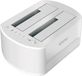AISENS ASDS-D02W Dockingstation Wit