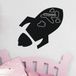 Ambiance Sticker Schoolbordsticker - RUIMTERAKET - 50x55cm
