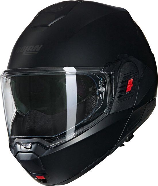 Nolan N120-1 Classico Modulaire Systeemhelm Motorhelm Mat Zwart Maat M