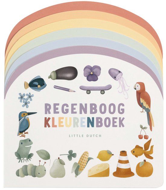Regenboog Little Dutch Regenboog kleurenboek