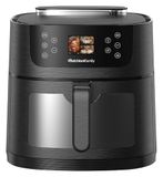 Melchioni Family Dora AI Luchtfriteuse, 8 l, met kunstmatige intelligentie, levensmiddelherkenning en soft-stoom, 24 vooraf ingestelde programma's, lade met venster, binnenlicht, vermogen 1800 W