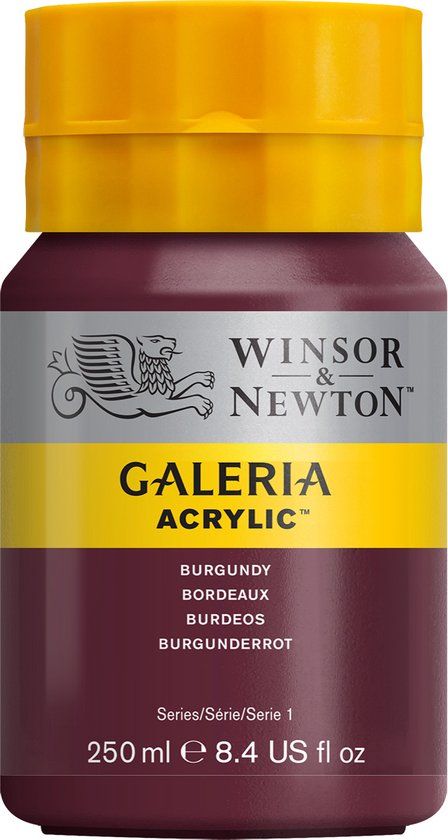 Winsor & Newton Galeria Acrylverf - 250ml - Burgundy