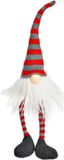 G. Wurm Gmbh + Co. Kg Peluche gnome/nain décoration poupée/peluche blanc/rouge/gris 6 x 8 x 50 cm