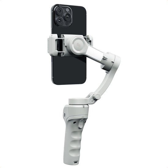 Selencia Gimbal Stabilizer met LED lamp - Slimme tracking - Tripod - Cosy Grey